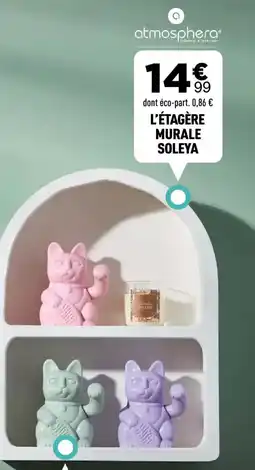 Centrakor L'étagère murale soleya offre