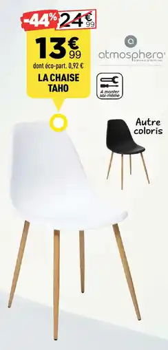 Centrakor La chaise taho offre