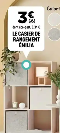 Centrakor Le casier de rangement émilia offre