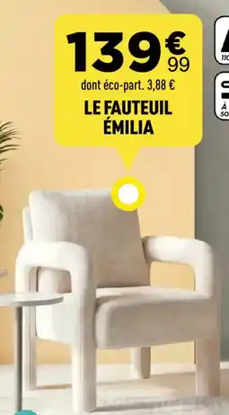 Centrakor Le fauteuil émilia offre