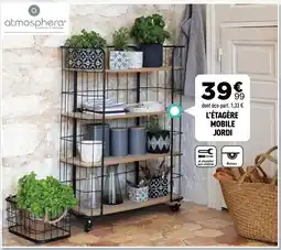 Centrakor L'étagère mobile jordi offre