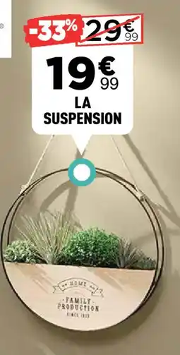Centrakor La suspension offre