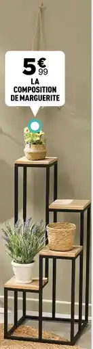 Centrakor La composition de marguerite offre