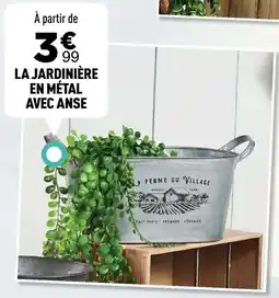 Centrakor La jardinière en métal avec anse offre