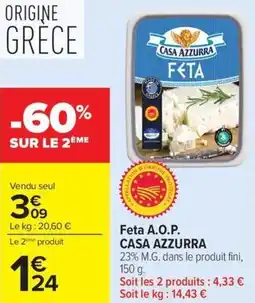 Carrefour Market Feta a.o.p. casa azzurra offre