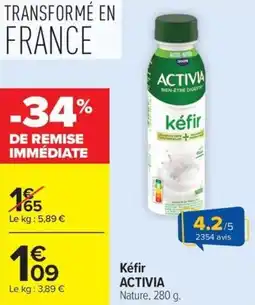 Carrefour Market Kéfir activia offre