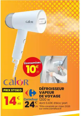 CALOR Défroisseur vapeur de voyage