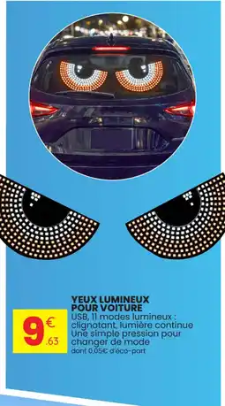 Stokomani Yeux lumineux pour voiture offre