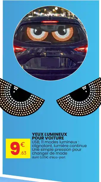 Yeux lumineux pour voiture