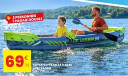 Stokomani Kayak gonflable 2 places avec pagaie offre