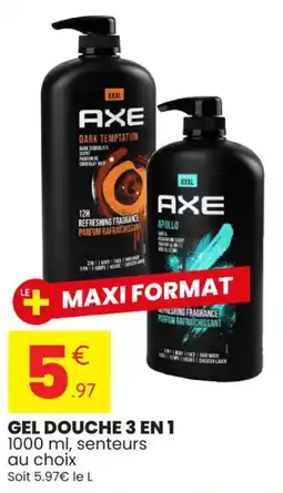 Stokomani AXE Gel douche 3 en 1 offre