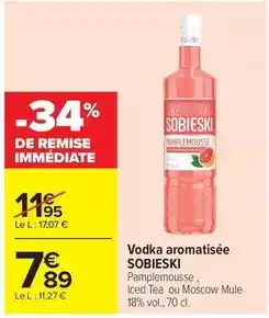 Carrefour Market Sobieski - vodka aromatisée offre