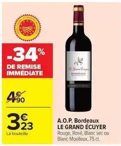 Carrefour Market A.o.p. bordeaux offre