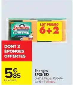 Carrefour Market Spontex - éponges offre