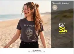Carrefour Market Tex - t-shirt femme offre