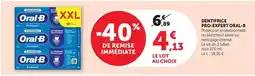 Super U Oral-b - dentifrice pro-expert offre