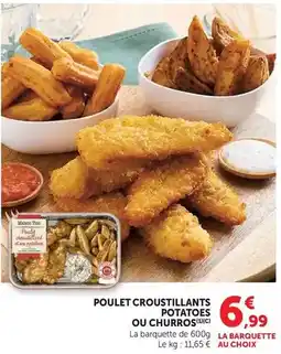 Super U Poulet croustillants potatoes offre