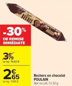 Carrefour Market Rochers en chocolat poulain offre