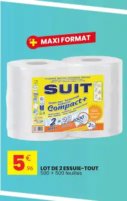 Stokomani Lot de 2 essuie-tout offre