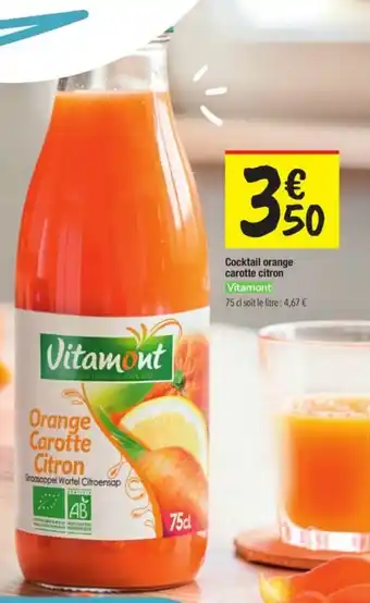 VITAMONT Cocktail orange carotte citron