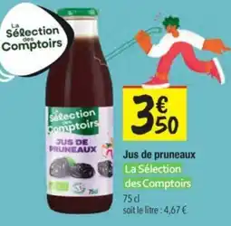 Les Comptoirs de la Bio Jus de pruneaux offre