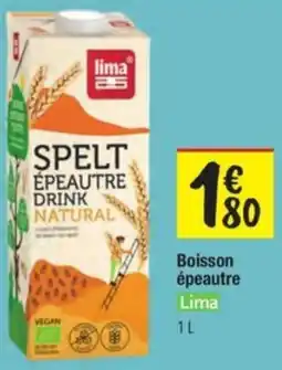 Les Comptoirs de la Bio LIMA Boisson épeautre offre