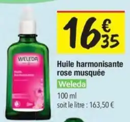 Les Comptoirs de la Bio WELEDA Huile harmonisante rose musquée offre
