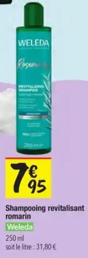 Les Comptoirs de la Bio WELEDA Shampooing revitalisant romarin offre