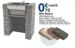 Mr Bricolage Bloc Rectus offre