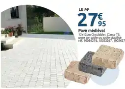 Mr Bricolage Pavé médiéval offre