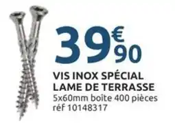 Mr Bricolage Vis inox spécial lame de terrasse offre
