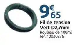 Mr Bricolage Fil de tension Vert D2,7mm offre