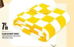 L'incroyable Plaid damier timeo' offre