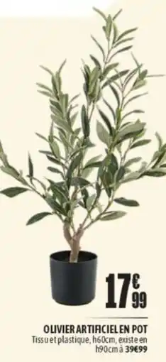L'incroyable Olivier artificiel en pot offre