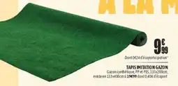 L'incroyable Tapis imitation gazon offre