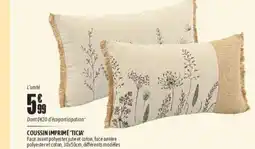 L'incroyable Coussin imprimé 'ticia' offre