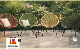 L'incroyable Fauteuil filaire 'borneo' offre