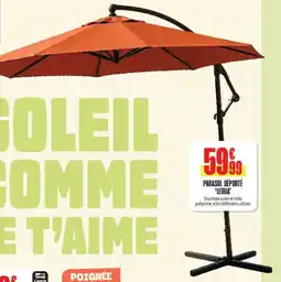 L'incroyable Parasol déporté "leiria' offre