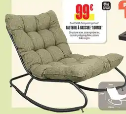 L'incroyable Fauteuil à bascule 'lounge' offre