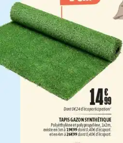L'incroyable Tapis gazon synthétique offre