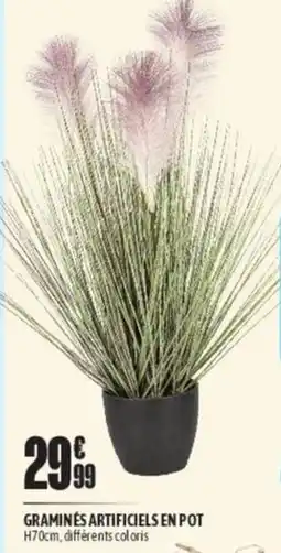 L'incroyable Graminés artificiels en pot offre