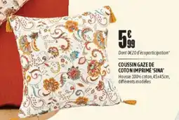 L'incroyable Oussin gaze de coton imprime 'sina' offre