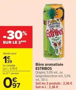 Carrefour Market Bière aromatisée estribos offre