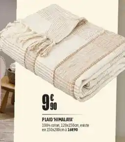 L'incroyable Plaid 'himalaya' offre