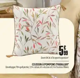L'incroyable Coussin a pompons paraguay offre