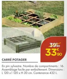 Point Vert Carré potager offre
