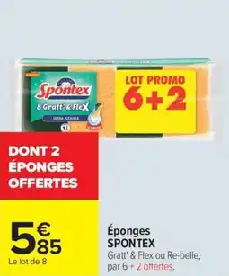 Carrefour Market Éponges spontex offre