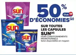 Carrefour Market Sur toutes les capsules sun offre
