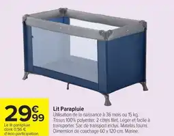 Carrefour Market Lit parapluie offre