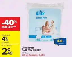 Carrefour Market Cotton pads carrefour baby offre